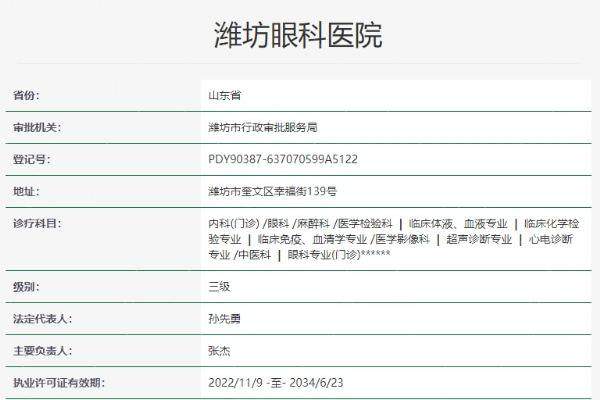 潍坊眼科医院详细的预约挂号方式及流程